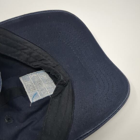 North Kansas City Hospital Strapback Baseball Cap Blue One Size 6 Panel Edwards - Picture 8 of 10